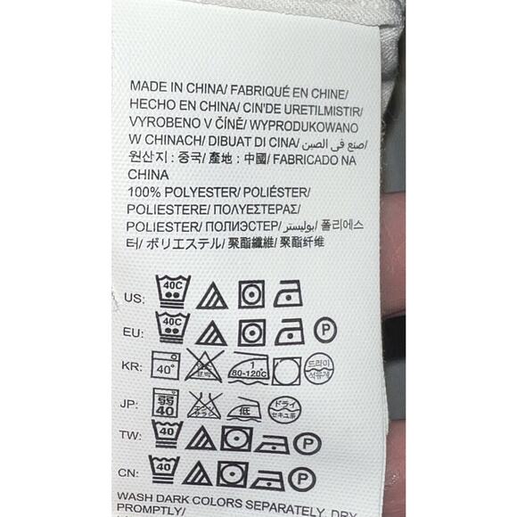 Calvin Klein Women’s V-Neck Zipper Piped Accent Blouse White City Chic Workwear - Picture 7 of 7